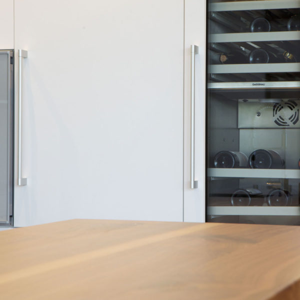 Kueche mit Weinkühlschrank