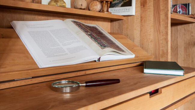 Bücherregal mit integriertem TV-Möbel