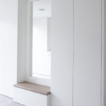 Luxuriöse Ankleide in weiß