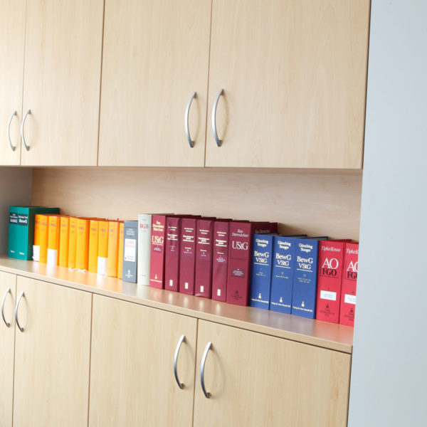 Besprechungszimmer und Empfangstheke