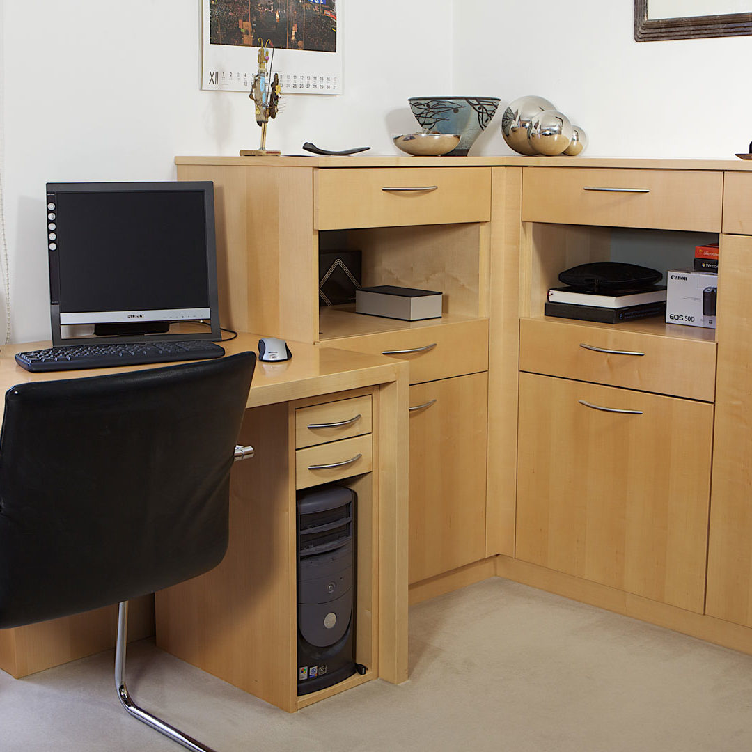 Homeoffice in der Holzart Ahorn