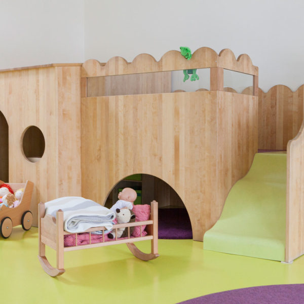 Spielhaus für einen Kindergarten