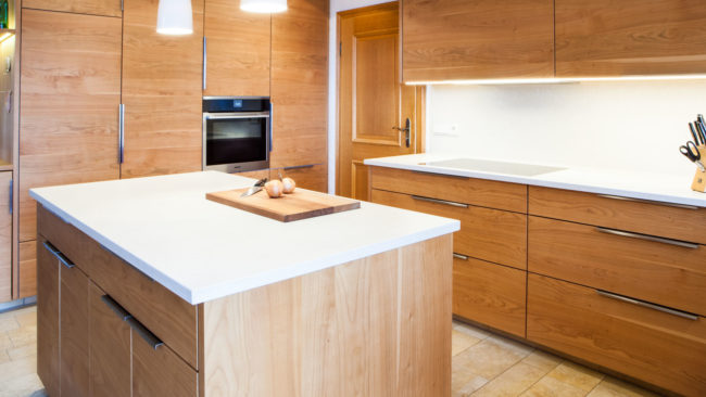 Große Küche inklusive Raumplanung für eine Renovierung