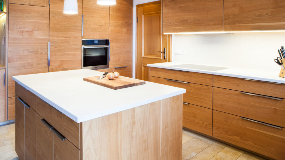 Große Küche inklusive Raumplanung für eine Renovierung