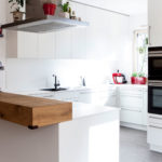 Moderne Küche in weiß