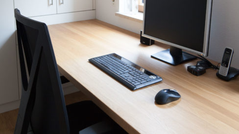 Homeoffice mit viel Stauraum