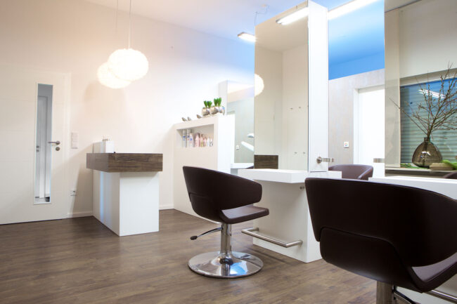 Einrichtung eines Friseursalons