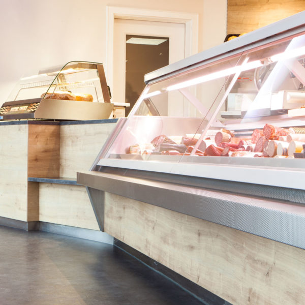 Ladeneinrichtung einer Metzgerei