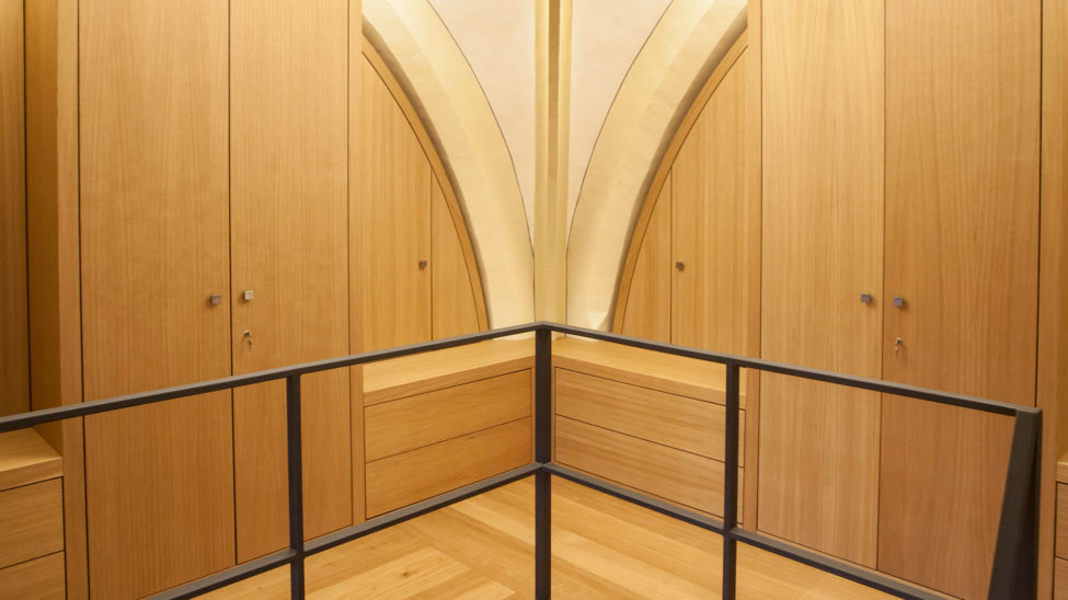 Einrichtung einer Sakristei